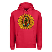 Cardinal our lady of guadalupe sunflower Premium Hoodie - JahusDesignShop