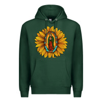 Sports Green our lady of guadalupe sunflower Premium Hoodie - JahusDesignShop