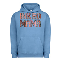 Pigment Pebble Blue inked mama Urban Hoodie - JahusDesignShop