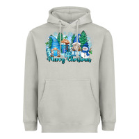 Moon Dust merry christmas snowman gnomes Heavyweight Hoodie - Zillion Design Studio