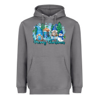Storm merry christmas snowman gnomes Heavyweight Hoodie - Zillion Design Studio