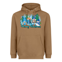 Toasted Coconut merry christmas snowman gnomes Heavyweight Hoodie - Zillion Design Studio