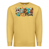 Antique Gold nurse mom Premium Sweatshirt - texasbilliewilder