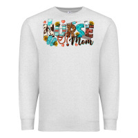 Oatmeal Heather nurse mom Premium Sweatshirt - texasbilliewilder