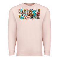 Pale Pink nurse mom Premium Sweatshirt - texasbilliewilder