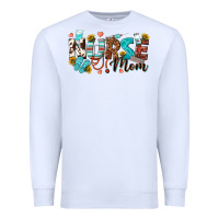 White nurse mom Premium Sweatshirt - texasbilliewilder