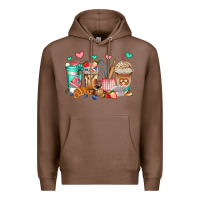 Chestnut baking coffee cups Premium Hoodie - Jasminsmagicworld