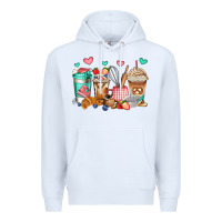 White baking coffee cups Premium Hoodie - Jasminsmagicworld