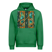 Emerald aztec and arrow Urban Hoodie - BundleAndBundleShop