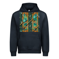 Navy aztec and arrow Urban Hoodie - BundleAndBundleShop