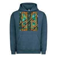 Pigment Midnight Navy aztec and arrow Urban Hoodie - BundleAndBundleShop
