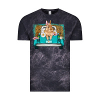 Cloud Black easter bunny truck Vintage Tee - Artiststas