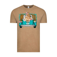 Vintage Coffee easter bunny truck Vintage Tee - Artiststas