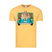 Vintage Mustard easter bunny truck Vintage Tee - Artiststas