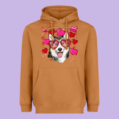 Heavyweight Hoodie Valentine's day husky
