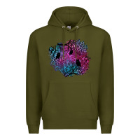 Army Green halloween patch  1 Premium Hoodie - BundleAndBundleShop
