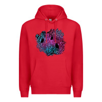 Red halloween patch  1 Premium Hoodie - BundleAndBundleShop