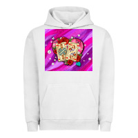 Pigment Lunar Rock valentines day playing cards and pearl watercolor Urban Hoodie - AdoDesignShop