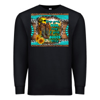 Black keep your soul clean and your boots dirty Premium Sweatshirt - RanaPortraitStore