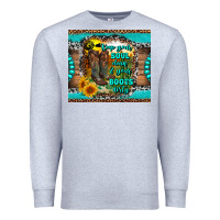 Heather Grey keep your soul clean and your boots dirty Premium Sweatshirt - RanaPortraitStore