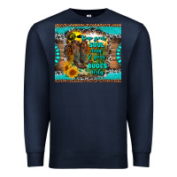 Navy keep your soul clean and your boots dirty Premium Sweatshirt - RanaPortraitStore