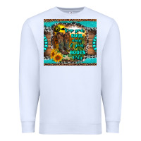 White keep your soul clean and your boots dirty Premium Sweatshirt - RanaPortraitStore