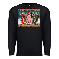 Black joy pig Premium Sweatshirt - RanaPortraitStore