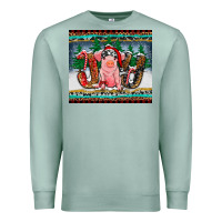 Seafoam joy pig Premium Sweatshirt - RanaPortraitStore