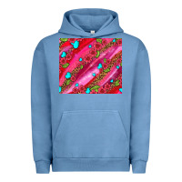 Pigment Pebble Blue valentines day Urban Hoodie - AdoDesignShop