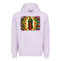 Lilac serape our lady of guadalupe Premium Hoodie - JahusDesignShop