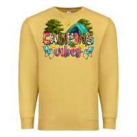 Antique Gold camping vibes Premium Sweatshirt - Zillion Design Studio