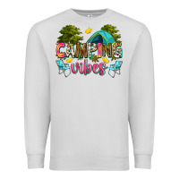 Dove Grey camping vibes Premium Sweatshirt - Zillion Design Studio