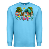 Ocean Blue camping vibes Premium Sweatshirt - Zillion Design Studio