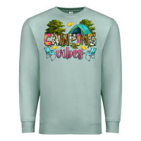 Seafoam camping vibes Premium Sweatshirt - Zillion Design Studio