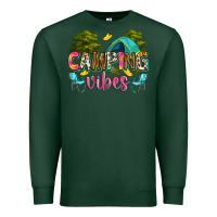 Sports Green camping vibes Premium Sweatshirt - Zillion Design Studio