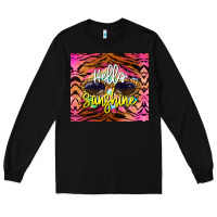 Black hello sunshine Long Sleeve Tee - BarkalooDesign