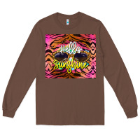 Chestnut hello sunshine Long Sleeve Tee - BarkalooDesign