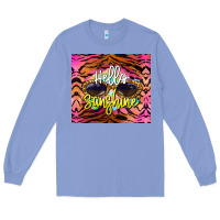 Colony Blue hello sunshine Long Sleeve Tee - BarkalooDesign