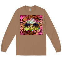 Toasted Coconut hello sunshine Long Sleeve Tee - BarkalooDesign