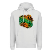 Dove Grey halloween patch  2 Premium Hoodie - BundleAndBundleShop