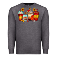 Charcoal Heather firefighter coffee cups Premium Sweatshirt - Zillion Design Studio