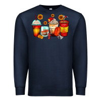 Navy firefighter coffee cups Premium Sweatshirt - Zillion Design Studio