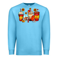 Ocean Blue firefighter coffee cups Premium Sweatshirt - Zillion Design Studio