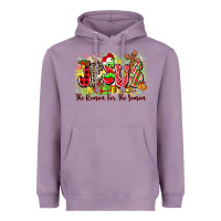 Lavender jesus the reason for the season Heavyweight Hoodie - Zillion Design Studio