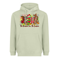 Matcha jesus the reason for the season Heavyweight Hoodie - Zillion Design Studio