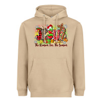 Mushroom jesus the reason for the season Heavyweight Hoodie - Zillion Design Studio