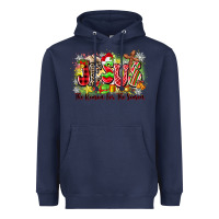 Navy jesus the reason for the season Heavyweight Hoodie - Zillion Design Studio