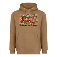 Toasted Coconut jesus the reason for the season Heavyweight Hoodie - Zillion Design Studio