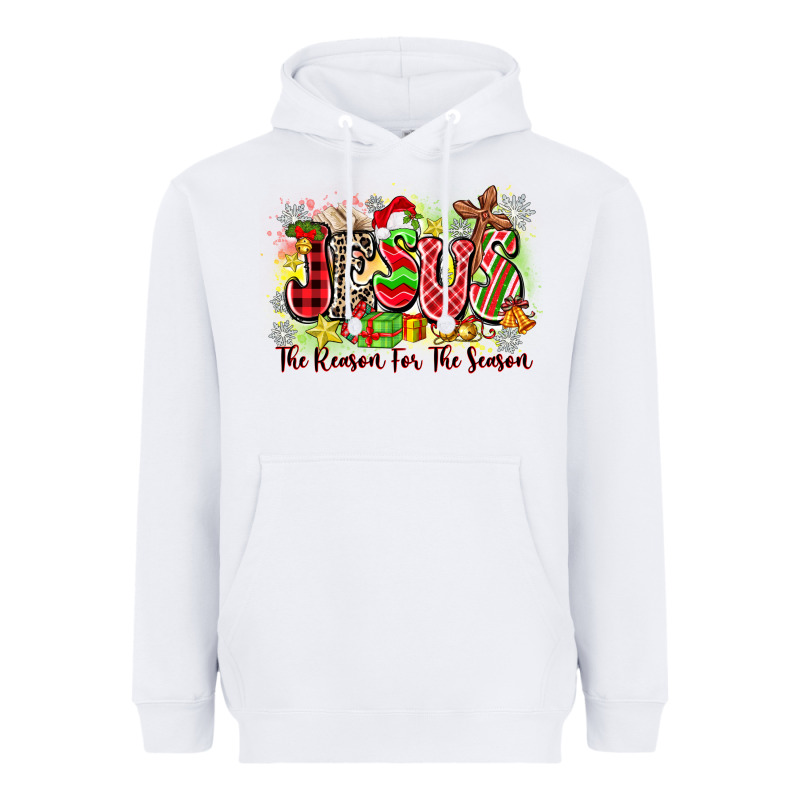 Jesus The Reason For The Season Heavyweight Hoodie by Zillion Design Studio | Teevron
