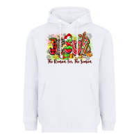 White jesus the reason for the season Heavyweight Hoodie - Zillion Design Studio
